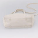Balenciaga Everyday XXS Hand Bag Leather 2way White Silver 551815 Auth 208739A-5