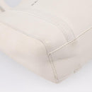 Balenciaga Everyday XXS Hand Bag Leather 2way White Silver 551815 Auth 208739A-17