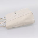 Balenciaga Everyday XXS Hand Bag Leather 2way White Silver 551815 Auth 208739A-3