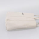 Balenciaga Everyday XXS Hand Bag Leather 2way White Silver 551815 Auth 208739A-4