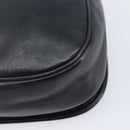 GIVENCHY Shoulder Bag Leather Black Gold Auth 208740-15