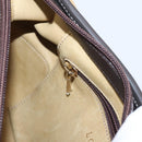 LOEWE Shoulder Bag Suede Beige Gold Tone Auth 208742V-22