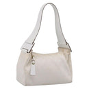 GUCCI Shoulder Bag GG Canvas White Gold 92699 Auth 208744A-1