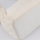 GUCCI Shoulder Bag GG Canvas White Gold 92699 Auth 208744A-17