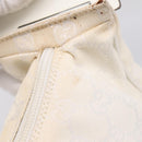 GUCCI Shoulder Bag GG Canvas White Gold 92699 Auth 208744A-10