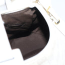 GUCCI Shoulder Bag GG Canvas White Gold 92699 Auth 208744A-20