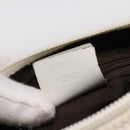 GUCCI Shoulder Bag GG Canvas White Gold 92699 Auth 208744A-12