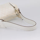 GUCCI Shoulder Bag GG Canvas White Gold 92699 Auth 208744A-7
