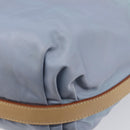 PRADA Shoulder Bag Nylon Light Blue Silver Auth 208746-18