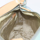 PRADA Shoulder Bag Nylon Light Blue Silver Auth 208746-24