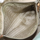 PRADA Shoulder Bag Nylon Light Blue Silver Auth 208746-27