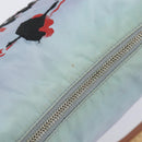 PRADA Shoulder Bag Nylon Light Blue Silver Auth 208746-7