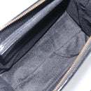 Gianni Versace Hand Bag Leather Black Gold Auth 208748-18