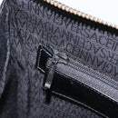 Gianni Versace Hand Bag Leather Black Gold Auth 208748-21