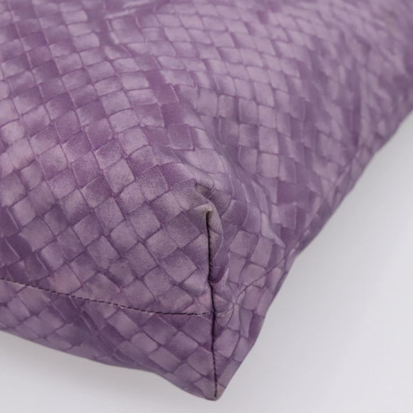 Bottega Veneta Intrecciato Illusion Tote Bag Nylon Purple Auth 208752