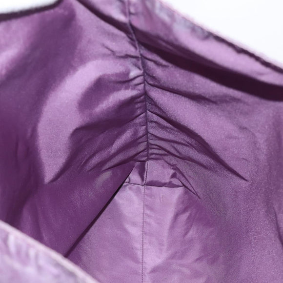 Bottega Veneta Intrecciato Illusion Tote Bag Nylon Purple Auth 208752