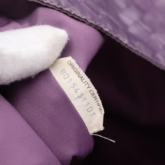 Bottega Veneta Intrecciato Illusion Tote Bag Nylon Purple Auth 208752