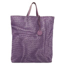 Bottega Veneta Intrecciato Illusion Tote Bag Nylon Purple Auth 208752-13