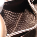 PRADA Tote Bag Leather Beige Silver Auth 208753V-24