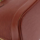 LOUIS VUITTON Epi Alma Hand Bag Brown M52143 LV Auth 208758V-20
