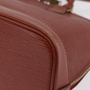 LOUIS VUITTON Epi Alma Hand Bag Brown M52143 LV Auth 208758V-21