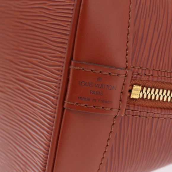 LOUIS VUITTON Epi Alma Hand Bag Brown M52143 LV Auth 208758V