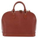 LOUIS VUITTON Epi Alma Hand Bag Brown M52143 LV Auth 208758V-13