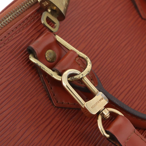 LOUIS VUITTON Epi Alma Hand Bag Brown M52143 LV Auth 208758V