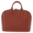 LOUIS VUITTON Epi Alma Hand Bag Brown M52143 LV Auth 208758V-2