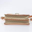 CELINE Macadam Canvas Shoulder Bag PVC Beige Gold Auth 208759V-5
