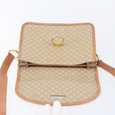 CELINE Macadam Canvas Shoulder Bag PVC Beige Gold Auth 208759V-20