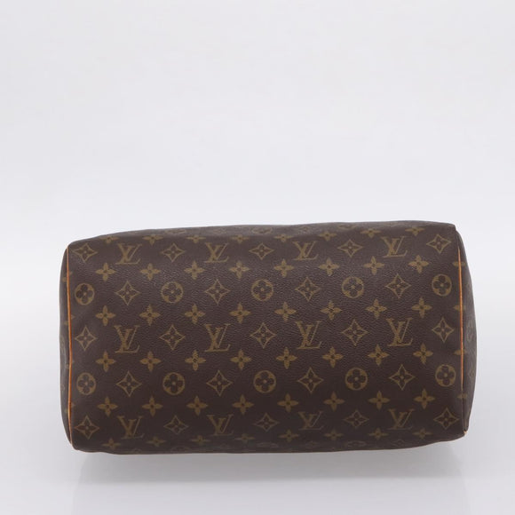 LOUIS VUITTON Monogram Speedy 35 Hand Bag M41524 LV Auth 208760