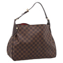 LOUIS VUITTON Damier Ebene Regia Tote Bag N63542 LV Auth 208761-1