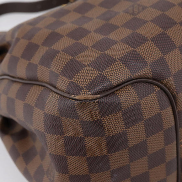 LOUIS VUITTON Damier Ebene Regia Tote Bag N63542 LV Auth 208761