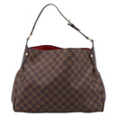 LOUIS VUITTON Damier Ebene Regia Tote Bag N63542 LV Auth 208761-2