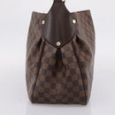 LOUIS VUITTON Damier Ebene Regia Tote Bag N63542 LV Auth 208761-3