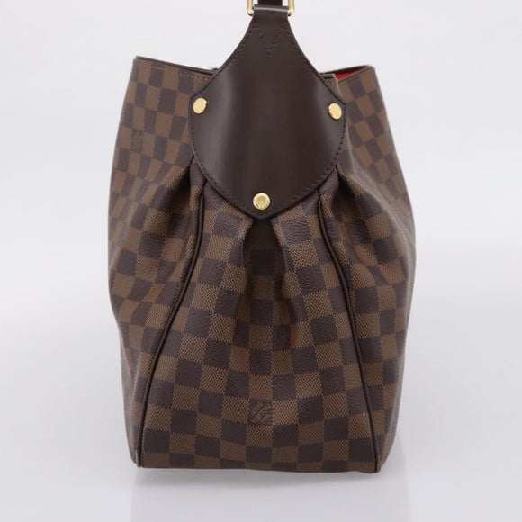 LOUIS VUITTON Damier Ebene Regia Tote Bag N63542 LV Auth 208761
