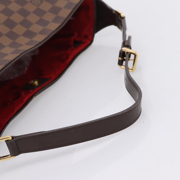 LOUIS VUITTON Damier Ebene Regia Tote Bag N63542 LV Auth 208761