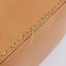 Burberrys Nova Check Hand Bag Canvas Beige Silver Auth 208762A-10