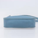 HERMES Vespa PM Shoulder Bag Courchevel Leather Light Blue Silver Auth 208764A-10