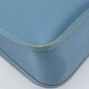 HERMES Vespa PM Shoulder Bag Courchevel Leather Light Blue Silver Auth 208764A-12