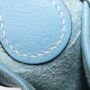HERMES Vespa PM Shoulder Bag Courchevel Leather Light Blue Silver Auth 208764A-23