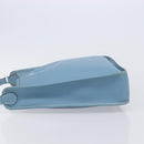 HERMES Vespa PM Shoulder Bag Courchevel Leather Light Blue Silver Auth 208764A-5