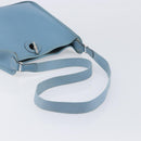 HERMES Vespa PM Shoulder Bag Courchevel Leather Light Blue Silver Auth 208764A-7
