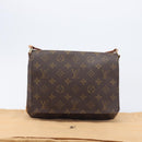 LOUIS VUITTON Monogram Musette Tango Short Strap Bag M51257 LV Auth 208765V-12