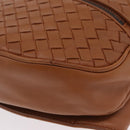 Bottega Veneta INTRECCIATO Body Bag Leather Brown Auth 208766V-19