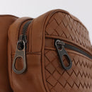 Bottega Veneta INTRECCIATO Body Bag Leather Brown Auth 208766V-23