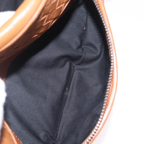 Bottega Veneta INTRECCIATO Body Bag Leather Brown Auth 208766V