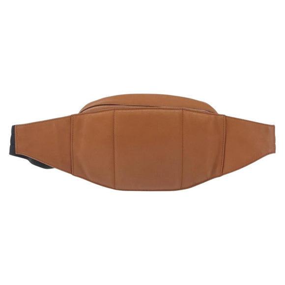 Bottega Veneta INTRECCIATO Body Bag Leather Brown Auth 208766V