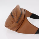 Bottega Veneta INTRECCIATO Body Bag Leather Brown Auth 208766V-3